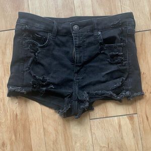 Black American Eagle Shorts (size 8)